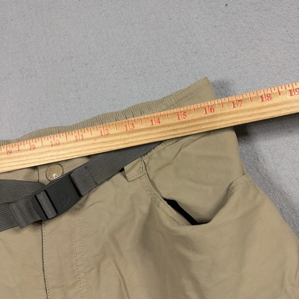 The North Face Convertible Hiking Pants Men 38 Regular Khaki‎ Zip Off Outdoor
